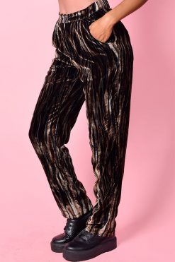 Echo Club House Clothes Romane Burnout Velvet Trousers