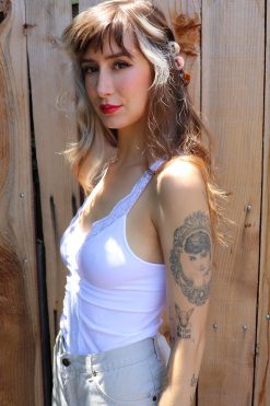 Echo Club House Lace Seamless Deadstock Y2K Tank