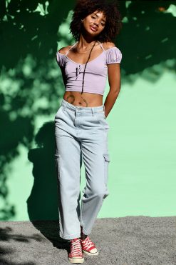 Echo Club House Portero Off Shoulder Tie Back Halter Top Clothes