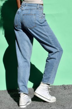 Echo Club House Clothes Tristessa Pleated Denim Pants