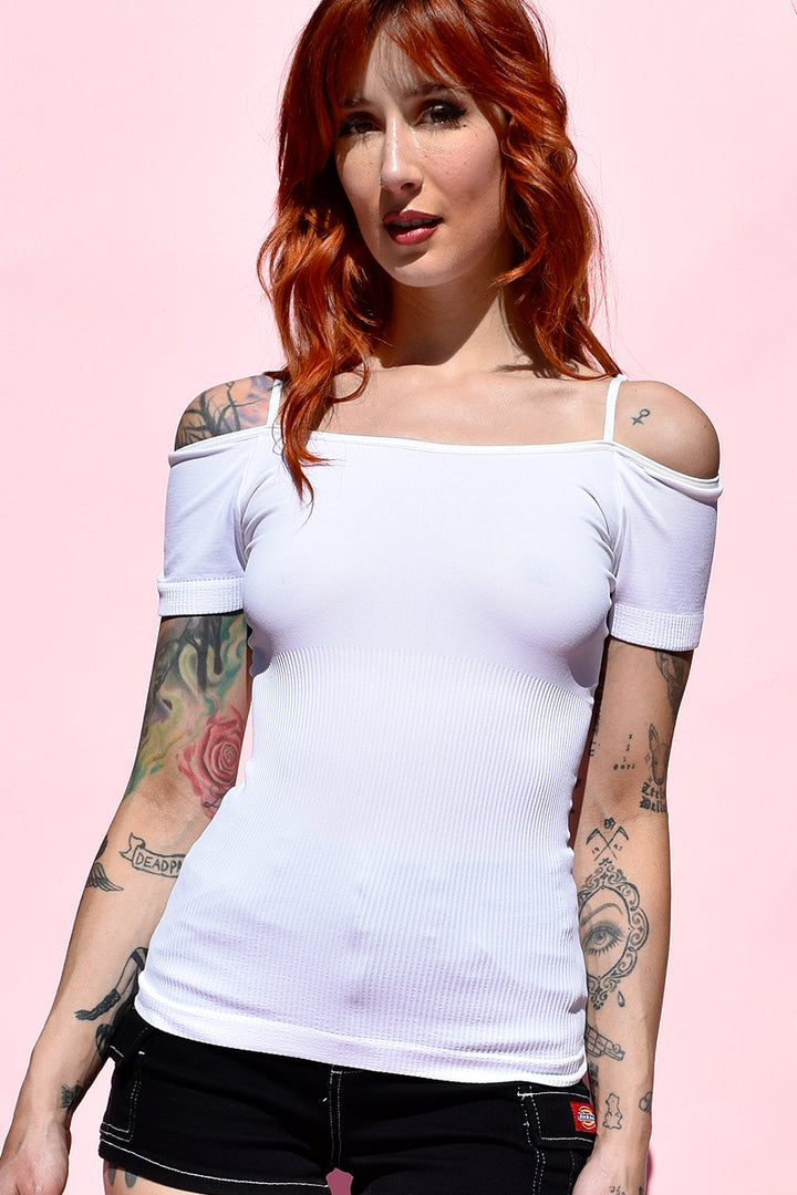 Echo Club House Take It Off Shoulder Seamless Top Clothes 6 Echo Club House Take It Off Shoulder Seamless Top Clothes