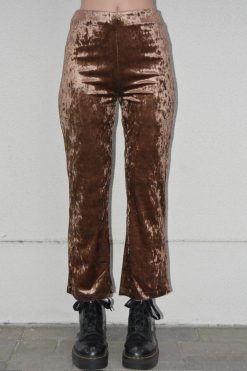 Echo Club House URL Velvet Printed Trousers