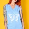 Echo Club House Sunday Butterfly Knit Vest By Daisy Street Clothes