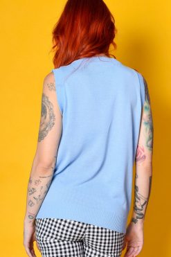 Echo Club House Sunday Butterfly Knit Vest By Daisy Street Clothes
