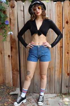 Echo Club House Private Property Deadstock Denim Shorts Clothes