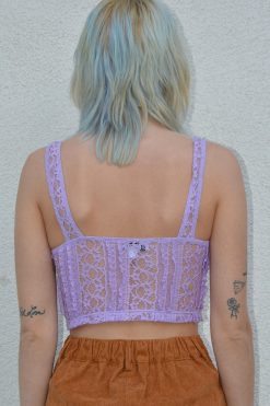 Echo Club House Clothes It's Not Over Lace Corset - Lilac 13 Echo Club House Clothes It's Not Over Lace Corset - Lilac