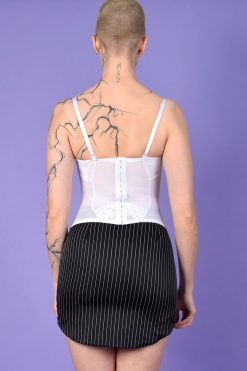 Echo Club House Clothes Deadstock Tell Me Lies Lace Corset - White 13 Echo Club House Clothes Deadstock Tell Me Lies Lace Corset - White