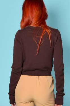 Echo Club House Clothes Recess Bell Argyle Cardigan - Brown