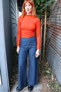 Echo Club House Clothes Miss World Wide Leg High Waist Denim