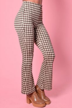 Echo Club House Clothes Ain't Nothin But A Houndstooth Kick Flares