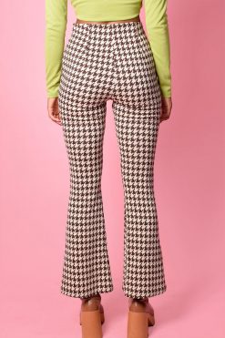 Echo Club House Clothes Ain't Nothin But A Houndstooth Kick Flares