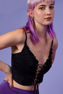 Echo Club House Jino Tie Up Gathered Tank Clothes