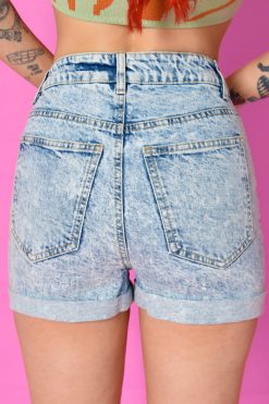 Echo Club House Acid Bath High Rise Shorts