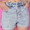 Echo Club House Acid Bath High Rise Shorts