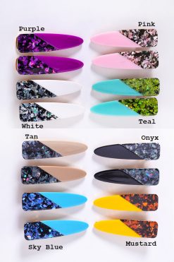 Echo Club House Glitter Granite Clip Set