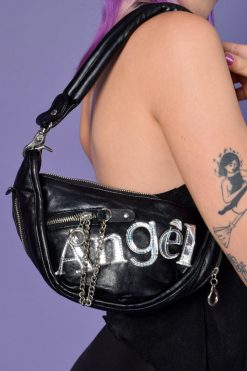 Echo Club House Deadstock Angél Metallic Chain Mini Purse