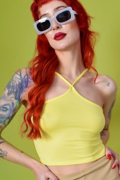 Echo Club House Simone Cross Neck Halter Clothes