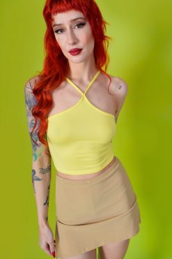 Echo Club House Simone Cross Neck Halter Clothes