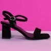Echo Club House Shoes Forever Yours Square Toe Ankle Strap Block Heel