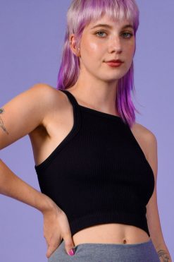 Echo Club House It's Okay Ribbed Seamless Tanks Clothes