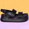 Echo Club House Shoes Today's The Day Perfect Platform Sandal - Black