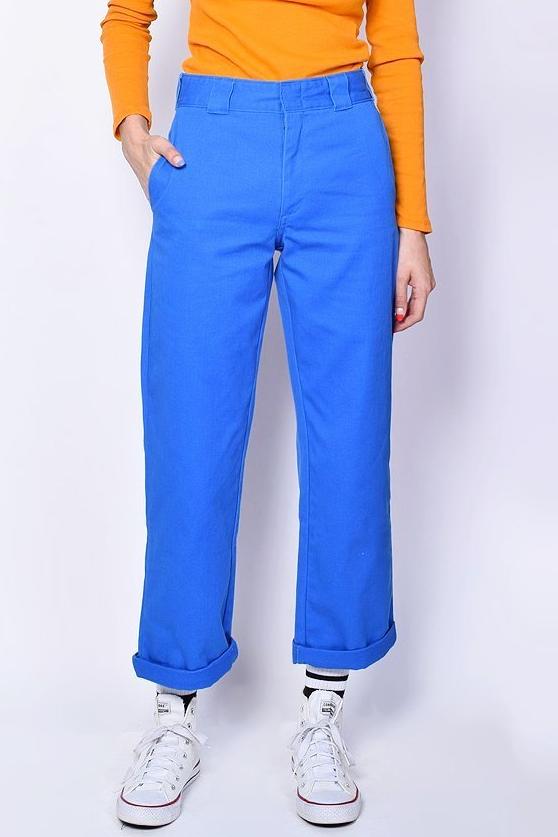 Echo Club House Blue Rolled Hem Work Pant By Dickies Girl Clothes 3 Echo Club House Blue Rolled Hem Work Pant By Dickies Girl Clothes
