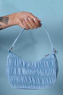 Echo Club House Accessories Most Girls Gathered Stitch Mini Bag - BB Blue