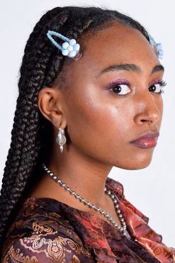 Echo Club House Floral Friend Beaded Hair Clips