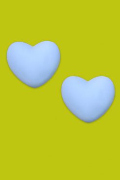 Echo Club House Accessories Deadstock Heart Earrings