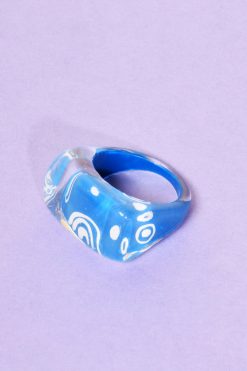 Echo Club House 90s Deadstock Clear Raver Ring