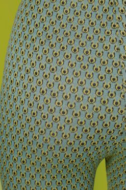 Echo Club House Clothes Florence Geo Print Flare Pants