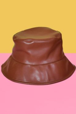 Echo Club House Accessories Oasis Deadstock Pleather Bucket Hat