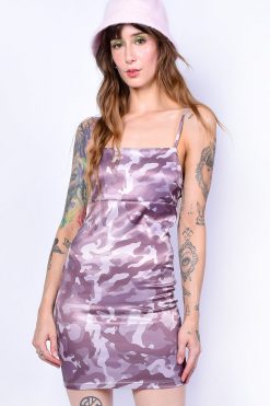 Echo Club House Armed To The Teeth Camo Print Dress