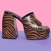 Echo Club House Supernova Zebra Stripe Platform Mule