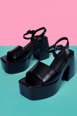 Echo Club House Dark Queen Platforms Shoes
