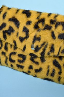 Echo Club House Deadstock Leo Fur Mini Clutch