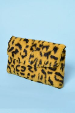 Echo Club House Deadstock Leo Fur Mini Clutch