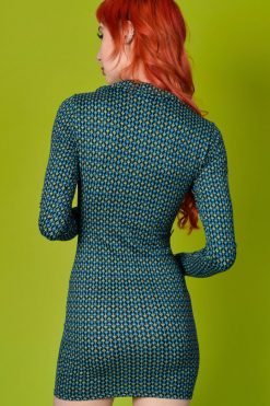 Echo Club House Fit To Print Collared Dress