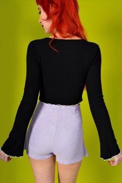 Echo Club House Juliette Ribbed Floral Button Top Clothes