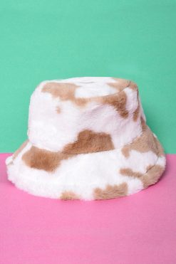 Echo Club House Accessories Dairy Queen Furry Bucket Hat - Latte