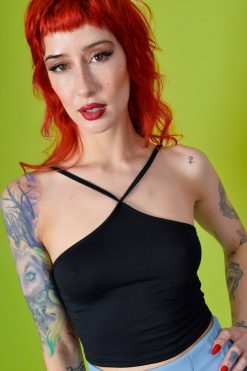 Echo Club House Simone Cross Neck Halter Clothes