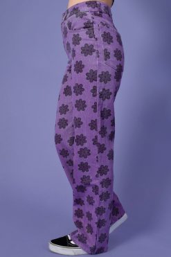 Echo Club House Allegra Floral Print Wide Leg Denim Clothes