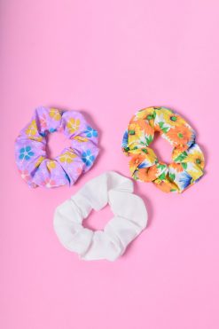 Echo Club House ECH Deadstock Sunshine Floral Scrunchie Set Accessories