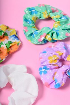Echo Club House ECH Deadstock Sunshine Floral Scrunchie Set Accessories