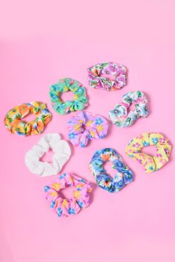 Echo Club House ECH Deadstock Sunshine Floral Scrunchie Set Accessories