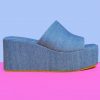 Echo Club House Shoes The Jean Genie 90s Platform Mule