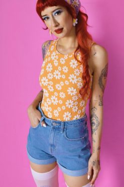 Echo Club House Hard Feelings 3D Floral Leotard Clothes