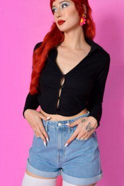 Echo Club House Clothes Forget You Essential Denim Shorts