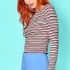Echo Club House Long Sleeve Stripe Baby Tee By Dickies Girl Clothes