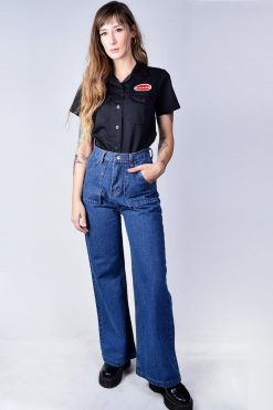 Echo Club House Black Work Shirt By Dickies Girl Clothes